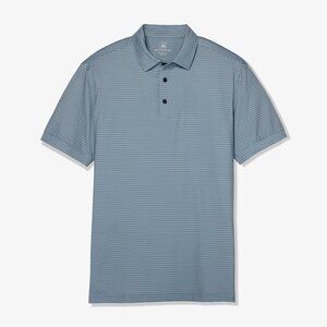 Mizzen+Main - Versa Polo, Aqua Circle Print